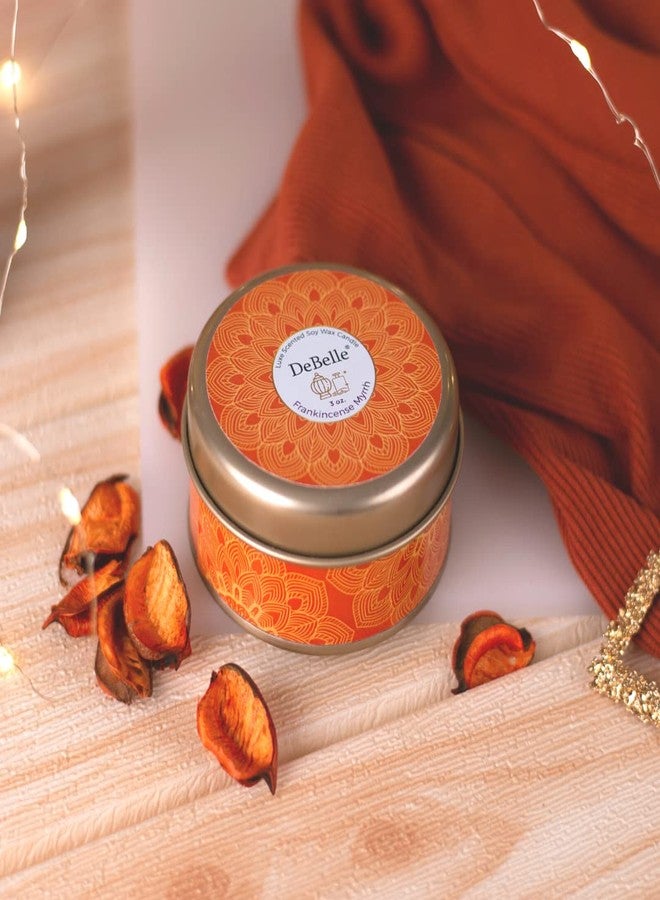 دي بيلي شمعة معطرة من شمع الصويا من ديبيل لوكس - رائحة اللبان والمر | تدوم حتى 14 ساعة | أفضل هدية، ديكور، احتفال | رائحة منعشة | علبة معدنية قابلة لإعادة الاستخدام | شمعة معطرة مناسبة للسفر - Image 5